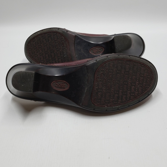 Sofft Women's Brown Leather Clogs Mules Size 8.5 - Picture 11 of 16